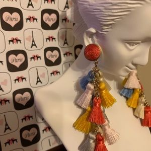 Earrings - Tassels Multicolored Spring/Summer